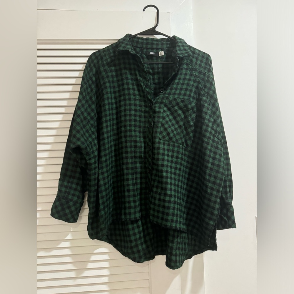 Oversized “boyfriend” flannel!